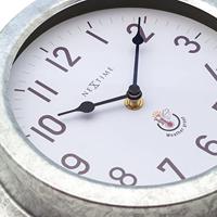 NeXtime NE-4301GA Buitenwandklok Poppy 22 cm Metaal/Gegalvaniseerd - thumbnail