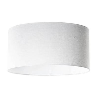 QAZQA Linnen lampenkap wit ovaal 50|33|25