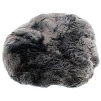 Zadeldek schapenvacht voor rokzadel met punt - grijs - thumbnail