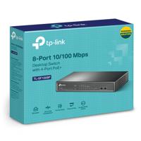 TP-LINK TL-SF1008P V5 TL-SF1008P V5 Netwerk switch 8 poorten 10 / 100 MBit/s PoE-functie - thumbnail