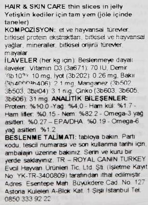 Royal Canin Care Hair & Skin Care in Jelly natvoer kattenvoer zakjes 12 x 85 gram - thumbnail
