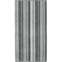 Cawö Cawo handdoek two-tone multistripe 50x100 leisteen - thumbnail