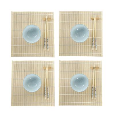 Sushi set DKD Home Decor 14,5 x 14,5 x 31 cm Blauw Wit Keramiek Orientaals (16 Onderdelen) Sushi set DKD Home Decor 14,5 x 14,5 x 31 cm Blauw Wit Keramiek Orientaals (16 Onderdelen)
