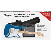 Squier Affinity Series Stratocaster HSS Pack MN Lake Placid Blue starterset elektrische gitaar - thumbnail