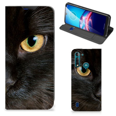 Motorola Moto G8 Power Lite Hoesje maken Zwarte Kat Motorola Moto G8 Power Lite Hoesje maken Zwarte Kat