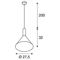SLV Design hanglampPhelia Ø 27,5cm - 1002949 - thumbnail