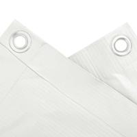 VidaXL Balkonscherm 300x120 cm pvc wit - thumbnail