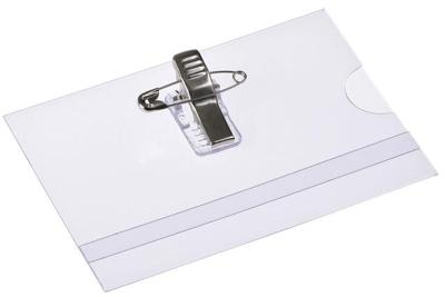 Badge europel met clip + speld 90x60mm | 24 stuks