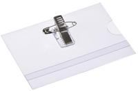 Badge europel met clip + speld 90x60mm | 24 stuks - thumbnail