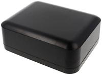 Hammond Electronics 1556GABK Universele behuizing 200 x 160 x 70 ABS kunststof Brandvertragend Zwart 1 stuk(s) - thumbnail