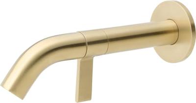 Ben Anello wand fonteinkraan geborsteld messing