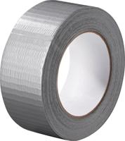 Promat/Tecwerk Weefseltape | zilver | lengte 50 m breedte 48 mm | wiel - 4000353654 - thumbnail