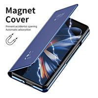 Lunso - Samsung Galaxy Z Fold5 - Window view cover hoes - Blauw - thumbnail