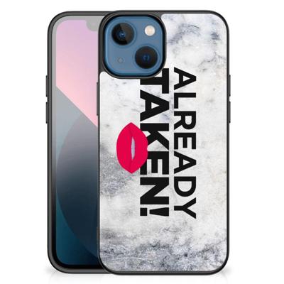 Apple iPhone 13 mini | Telefoon Hoesje | met tekst Already Taken White