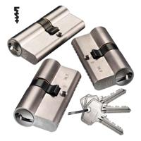 DOM Plura gelijksluitende combinatieset à 3 cilinders SKG2 2x30-30mm en 1x 30-40mm - thumbnail