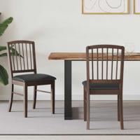 Eettafelstoelen 2 pcs Licht Bruin 50 x 52,5 x 91 cm - thumbnail