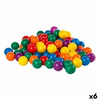 Ballen Intex FUN BALLZ 100 Onderdelen 6,5 x 6,5 x 6,5 cm (6 Stuks) - thumbnail