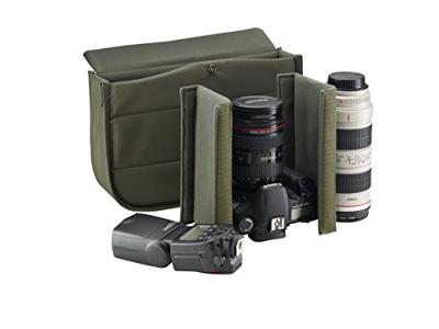 Billingham Canvas-cameratas Hadley Pro (klein, met bruine lederen randen) zwart/bruin