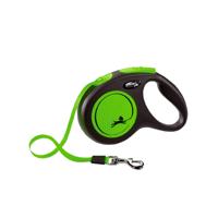 Flexi rollijn new neon tape zwart / groen - thumbnail