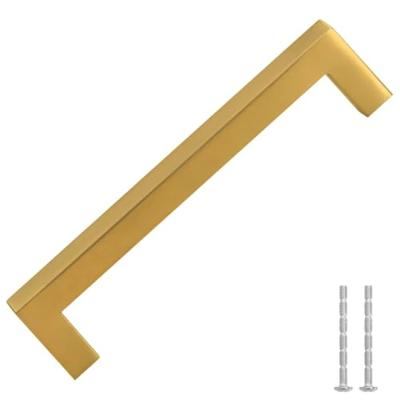 VidaXL Handvatten 10 st 128 mm roestvrij staal goudkleurig VidaXL Handvatten 10 st 128 mm roestvrij staal goudkleurig