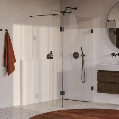 Inloopdouche Compleet Just Creating Profielloos 120/40 cm Gunmetal Sanitop