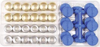 Polini rollenset roller core set 15x12 mm 3.5-4-4.5-5 gr.