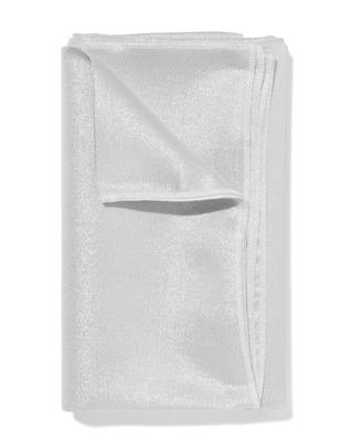 HEMA Tafelkleed 214x137.5cm glans zilver (zilver)