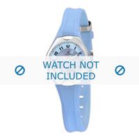 Calypso horlogeband K5163-4 Rubber Lichtblauw - thumbnail