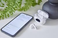 Intenso Buds Plus TWS True Wireless koptelefoon T312AE met Active Noise Cancelling, ENC, Bluetooth en tot 25 uur muziekweergave, wit - thumbnail