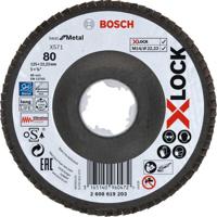 Bosch Accessoires X-LOCK Lamellenschijf Best for Metal schuin, glasvezel, Ø125mm, G 80, X571 - 1 stuk(s) - 2608619203 - thumbnail