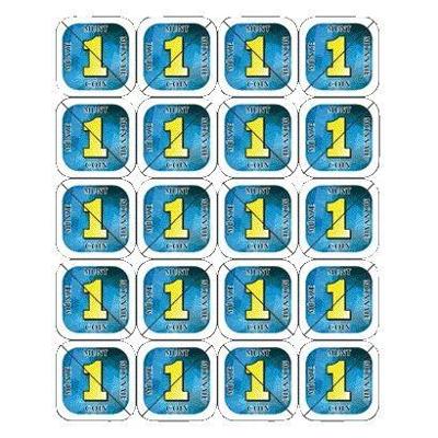 Consumptie breekmunten Combicraft 200 stuks blauw