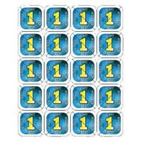 Consumptie breekmunten Combicraft 200 stuks blauw - thumbnail