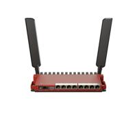 Mikrotik L009UiGS-2HaxD-IN draadloze router Gigabit Ethernet Single-band (2.4 GHz) Rood - thumbnail