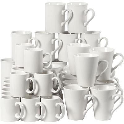 Creativ Company Mokken, h: 7-10 cm, wit, 48 stuk/ 1 doos