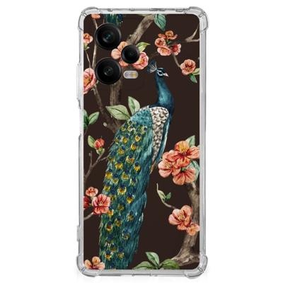 Xiaomi Redmi Note 12 Pro Case Anti-shock Pauw met Bloemen Xiaomi Redmi Note 12 Pro Case Anti-shock Pauw met Bloemen