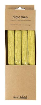 Creativ Company Crêpepapier, vel 25x60 cm, crêpe-verhouding: 180%, 105 gr, lichtgroen, 4 vel/ 1 doos