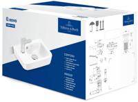 Villeroy & Boch O.novo Wastafel 1 Kraangat met Overloop 36x25cm White Alpine - thumbnail