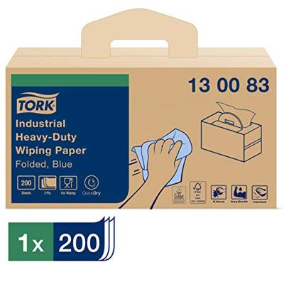 Tork Poetsdoek | L324xB385ca. mm | blauw | 3 laags, met reliëf | doos | 1 stuk - 130083 130083