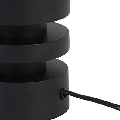 Light & Living Tafellamp 'Desley' 40cm, kleur Mat Zwart (excl. kap)