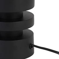 Light & Living Tafellamp 'Desley' 40cm, kleur Mat Zwart (excl. kap) - thumbnail