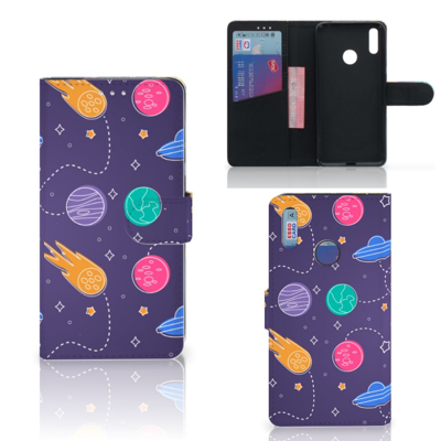 Huawei Y7 (2019) | Wallet Case | met Pasjes | Space Huawei Y7 (2019) | Wallet Case | met Pasjes | Space
