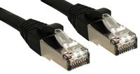 LINDY 45606 RJ45 Netwerkkabel, patchkabel CAT 6 S/FTP 7.50 m Zwart 1 stuk(s) - thumbnail