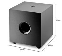 Focal Cub Evo zwarte subwoofer - thumbnail