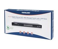 Intellinet 561341 19 netwerk switch 16 + 2 poorten 1 GBit/s - thumbnail