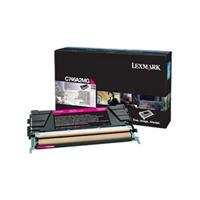 Magenta - origineel - tonercartridge Lexmark Corporate - voor Lexmark C746dn, C746dtn, C746n, C748de, C748dte, C748e - thumbnail