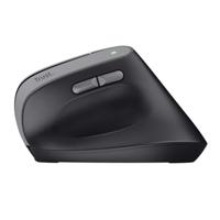 Trust Bayo II Ergonomische muis Draadloos Optisch Zwart 6 Toetsen 800 dpi, 1200 dpi, 1600 dpi, 2400 dpi Ergonomisch, Geluidsarme toetsen, Geïntegreerd - thumbnail