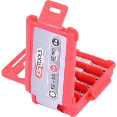 KS Tools 911.2322 9112322 Torx-bit T 25 Speciaal staal Vernikkeld C 6.3 5 stuk(s)
