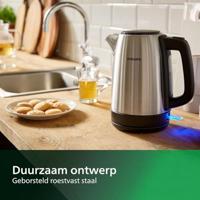Waterkoker Philips Roestvrij staal 2200 W 1,7 L Zwart - thumbnail