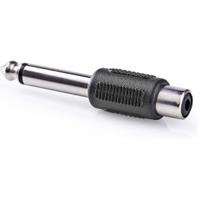 Nedis Verloopplug 6,35 mm male jack naar female RCA - thumbnail