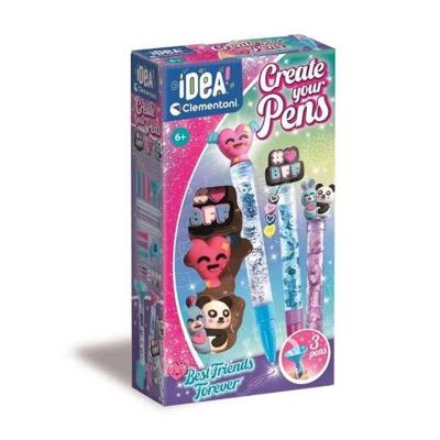 Clementoni idea maak je eigen pennen - best friends forever